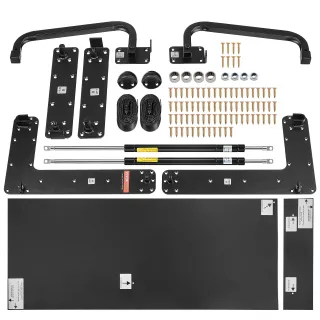 Murphy Bed Kit Queen Deluxe DIY Wall Bed Mechanical Hardware Kit Folding