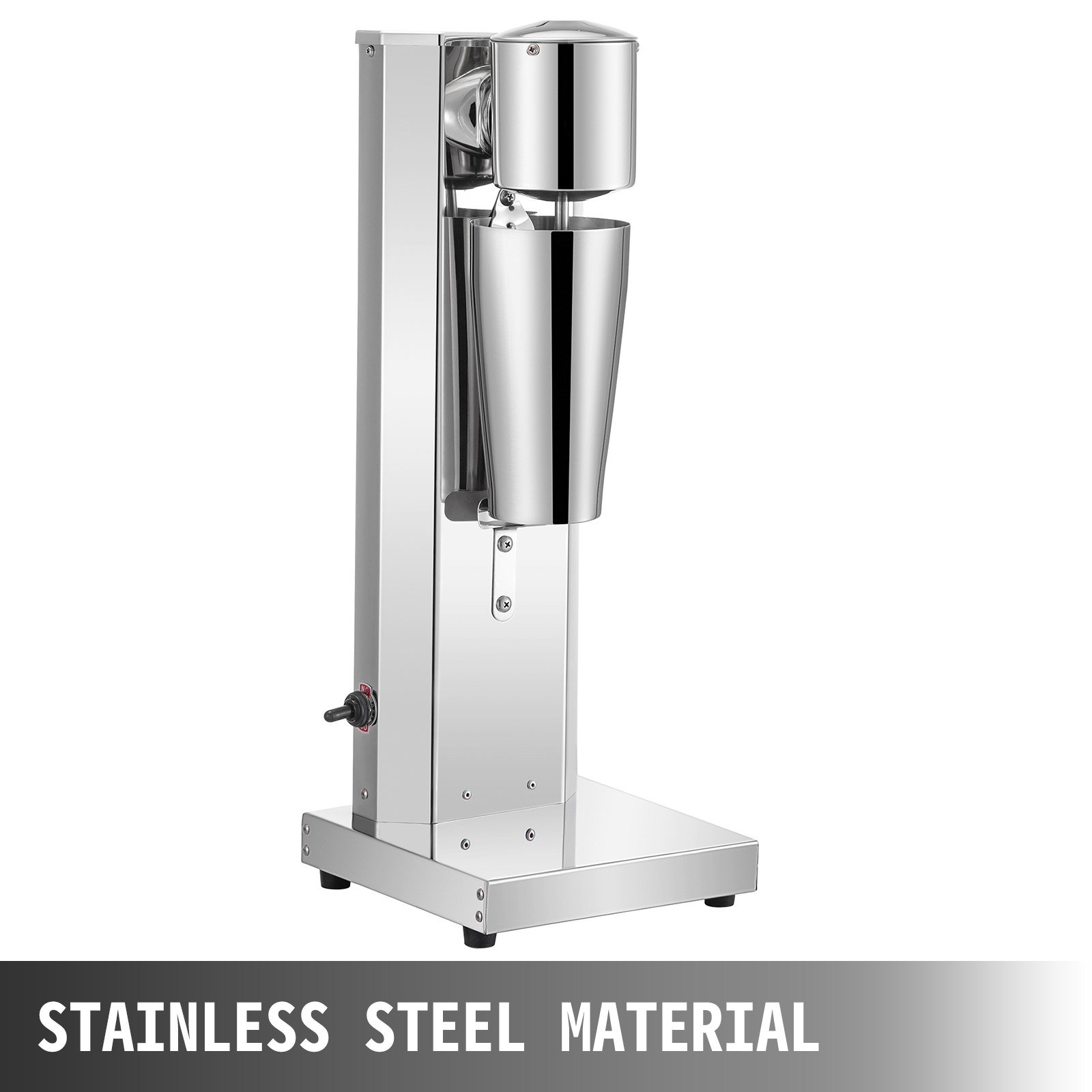 Milkshake Maker Kit, Stainless Steel Electric Milkshake Maker, 180W Milkshake Machine, Single Head Classic Milkshake Maker With 800ml Cup, Silver Milkshake Maker Machine, 2 Speed Adjustable — foto 2