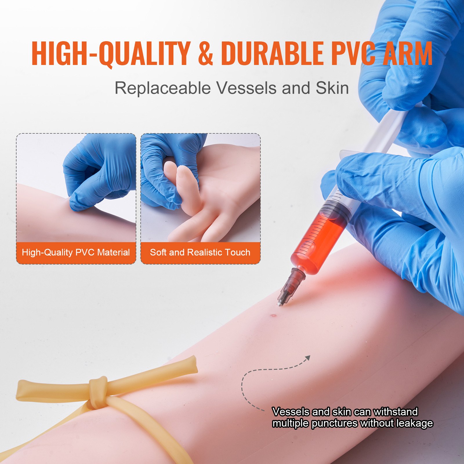 Phlebotomy Practice Kit, IV Venipuncture Intravenous Training Kit, High Simulation IV Practice Arm Kit With Carrying… - 4
