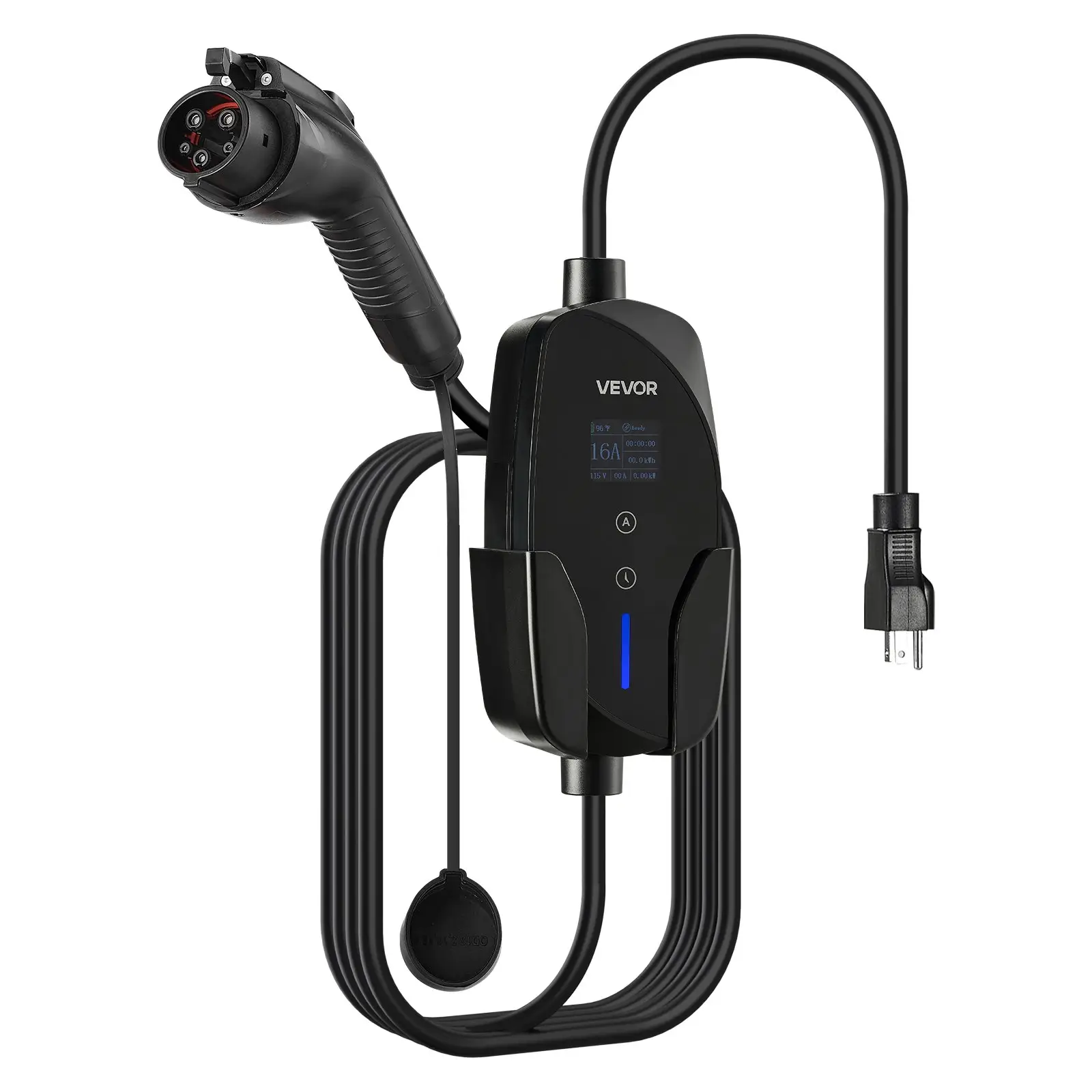 Level 1&2 EV Charger Portable 16A Adjustable
