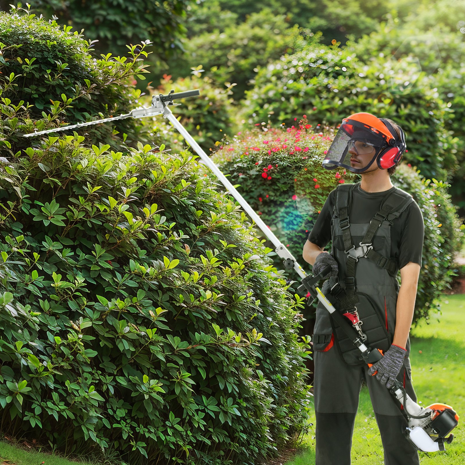 26CC 6-in-1 Multi-Functional Trimming Tools, Gas Hedge Trimmer, Weed Eater, Etc.
