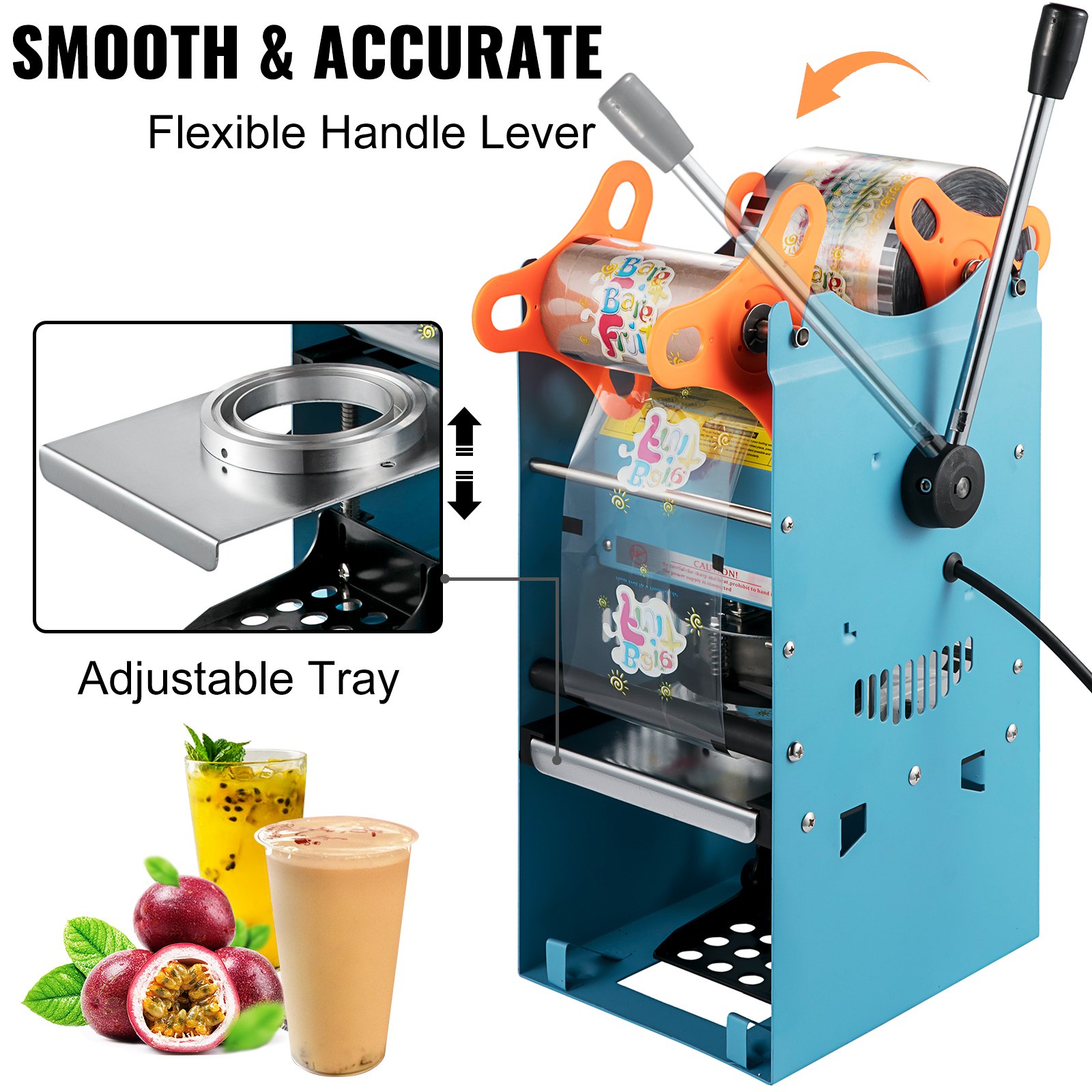 Manual Tea Cup Sealer Machine β 300-500 Cup/h Manual Boba Tea β photo 3
