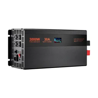 Sump Pump Battery Backup System 3000W LCD Auto Switches To Battery Inverter