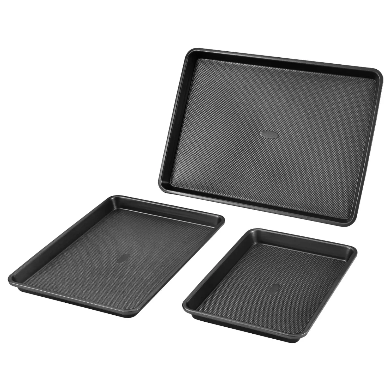 Baking Pan Set 3-Piece Nonstick Carbon Steel