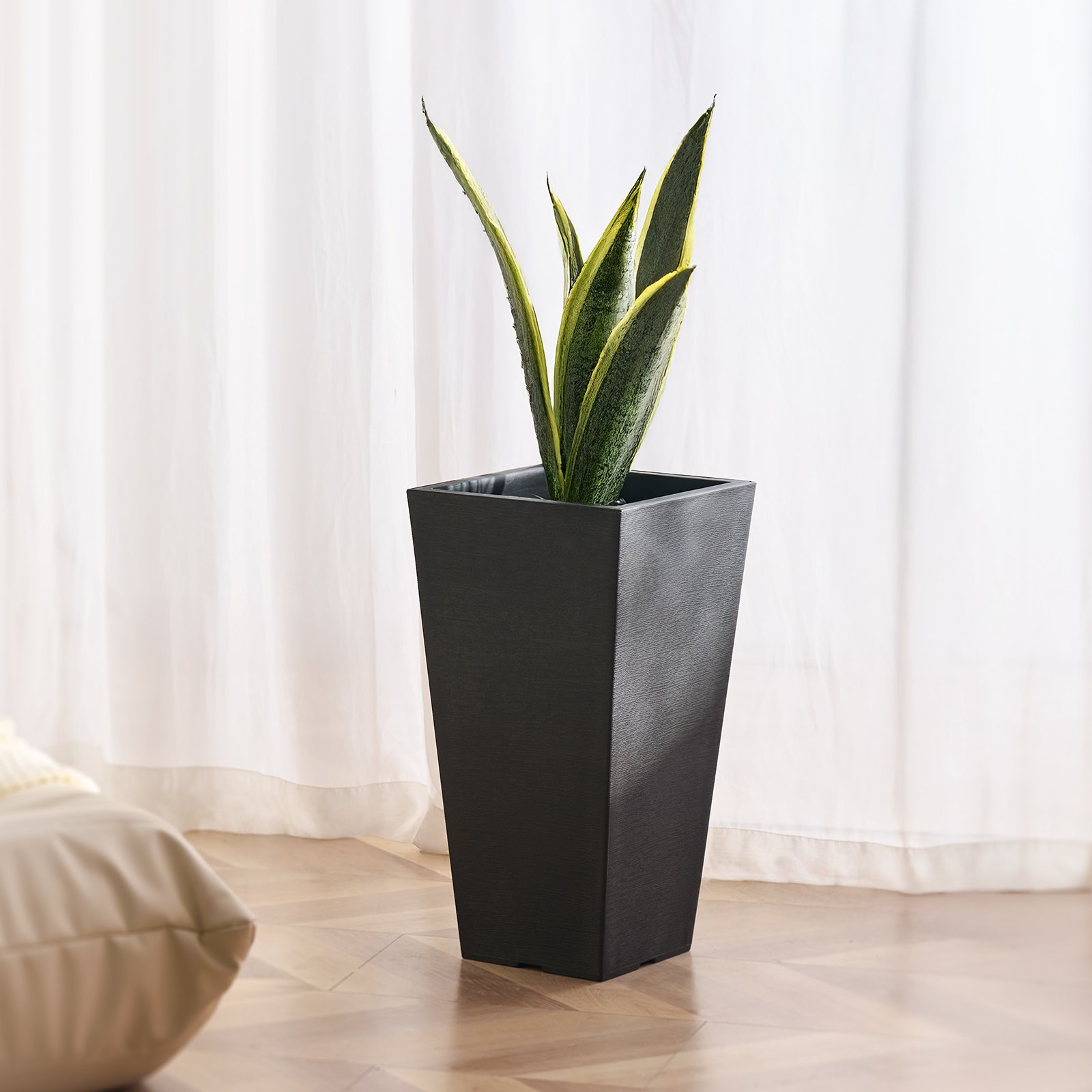 Tall Outdoor Planters, Set of 2, picture 2 of 2