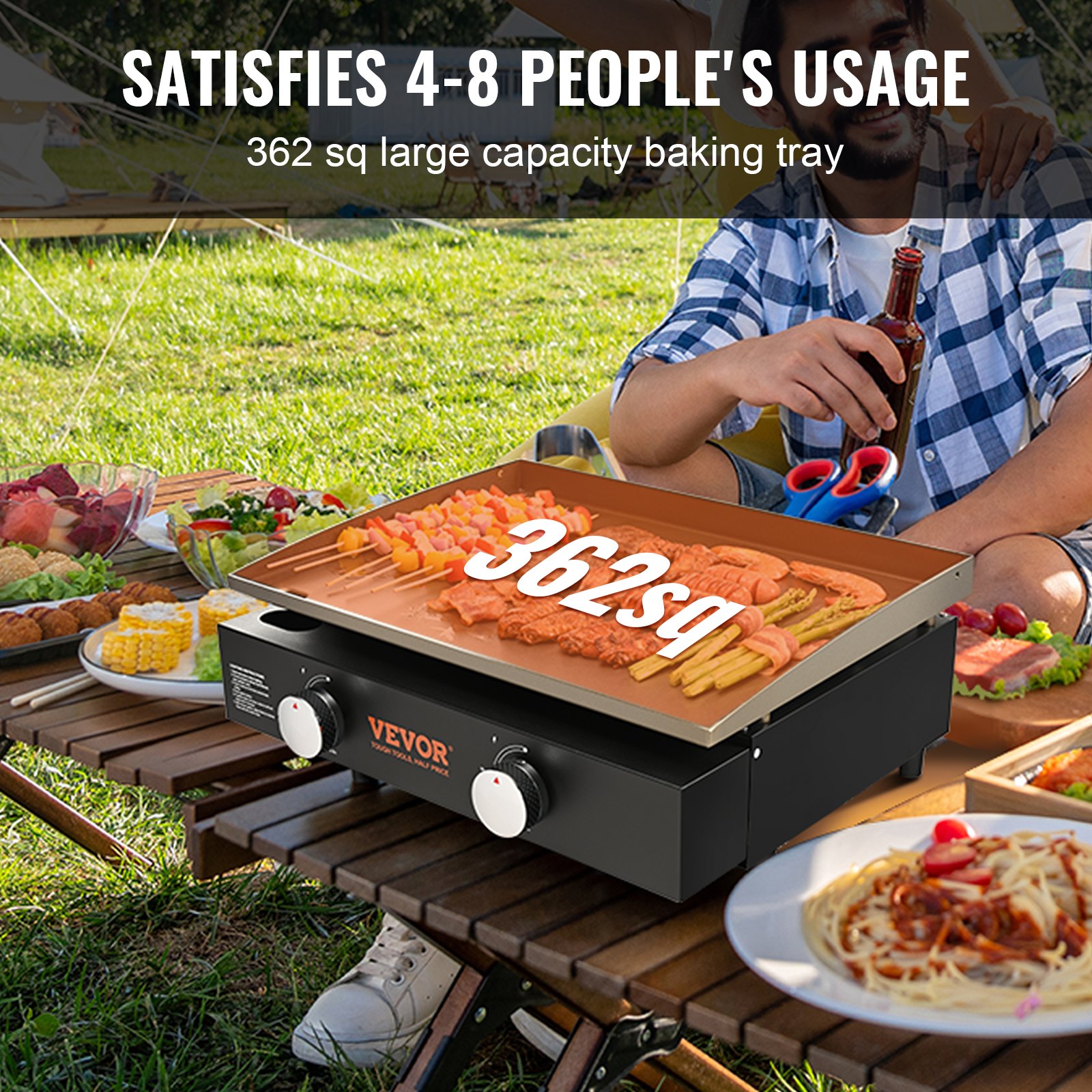 Commercial Griddle β 22.4' Heavy Duty Manual Flat Top Griddle β photo 6
