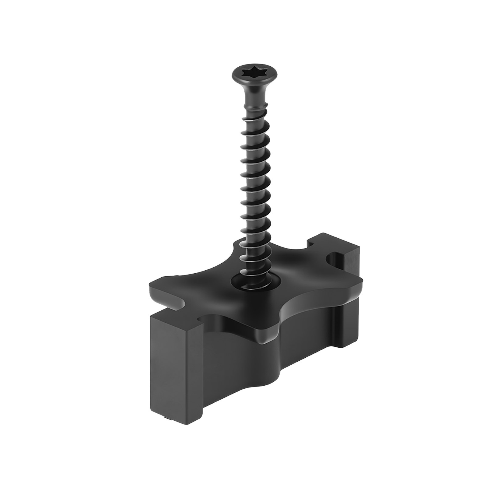 1000PCS Hidden Deck Fasteners For Composite Decking Universal T Clips Black