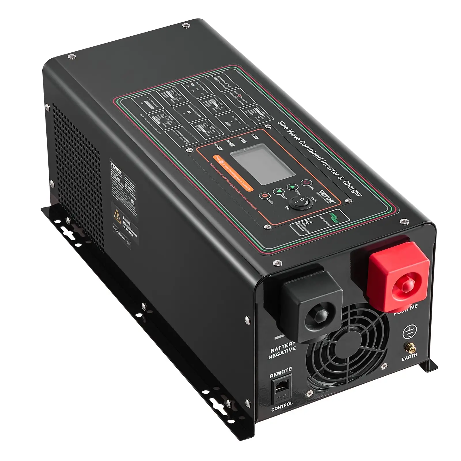 2000W Pure Sine Wave Inverter Charger DC
