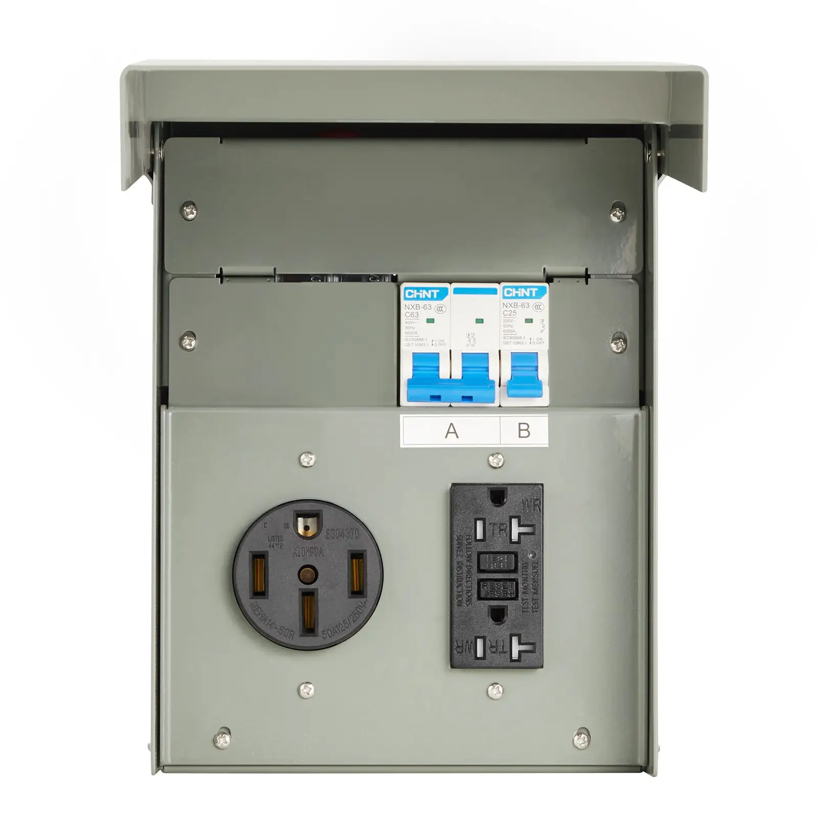 Temporary Power Outlet Panel RV Electrical 20