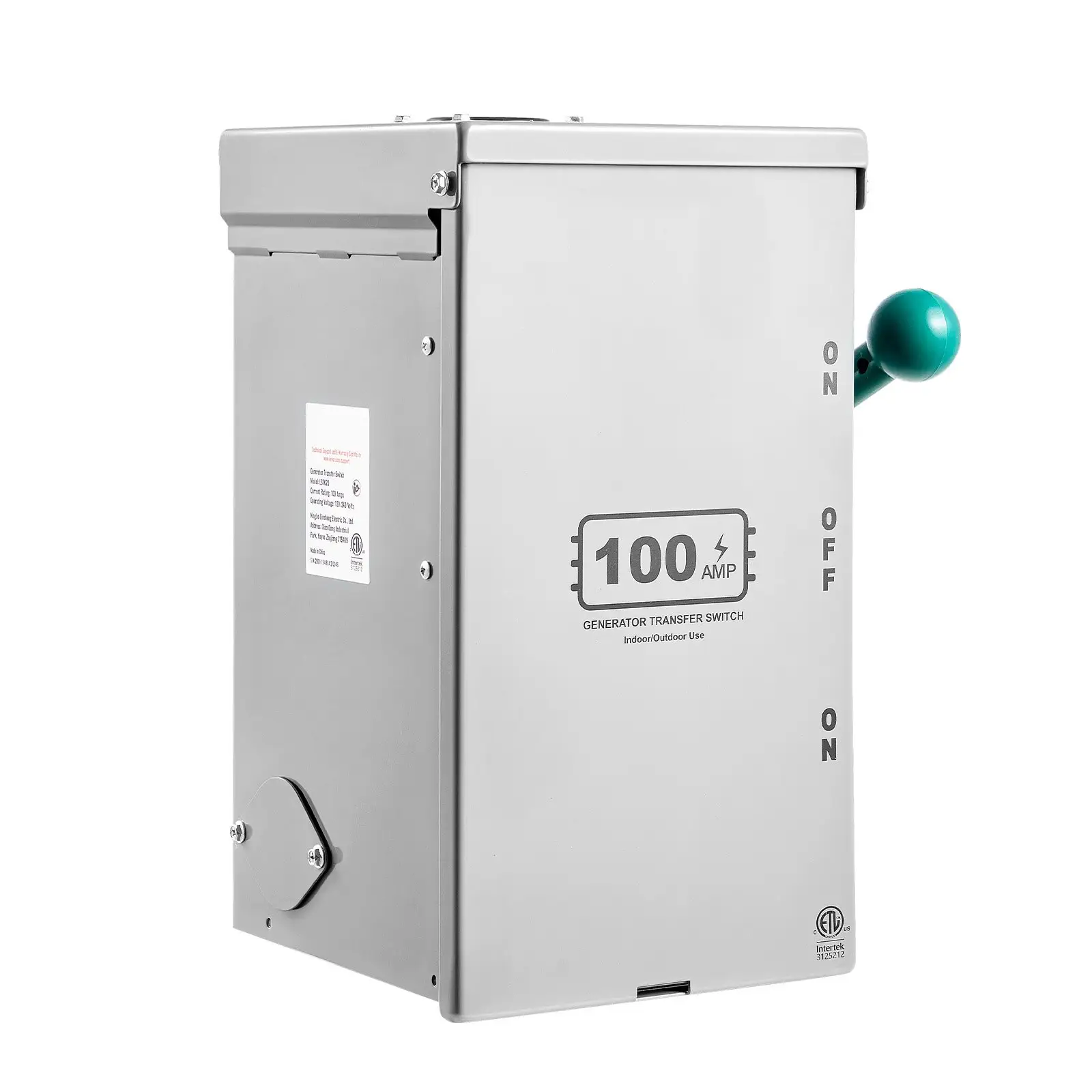 100A Generator Transfer Switch 24000W Manual 120
