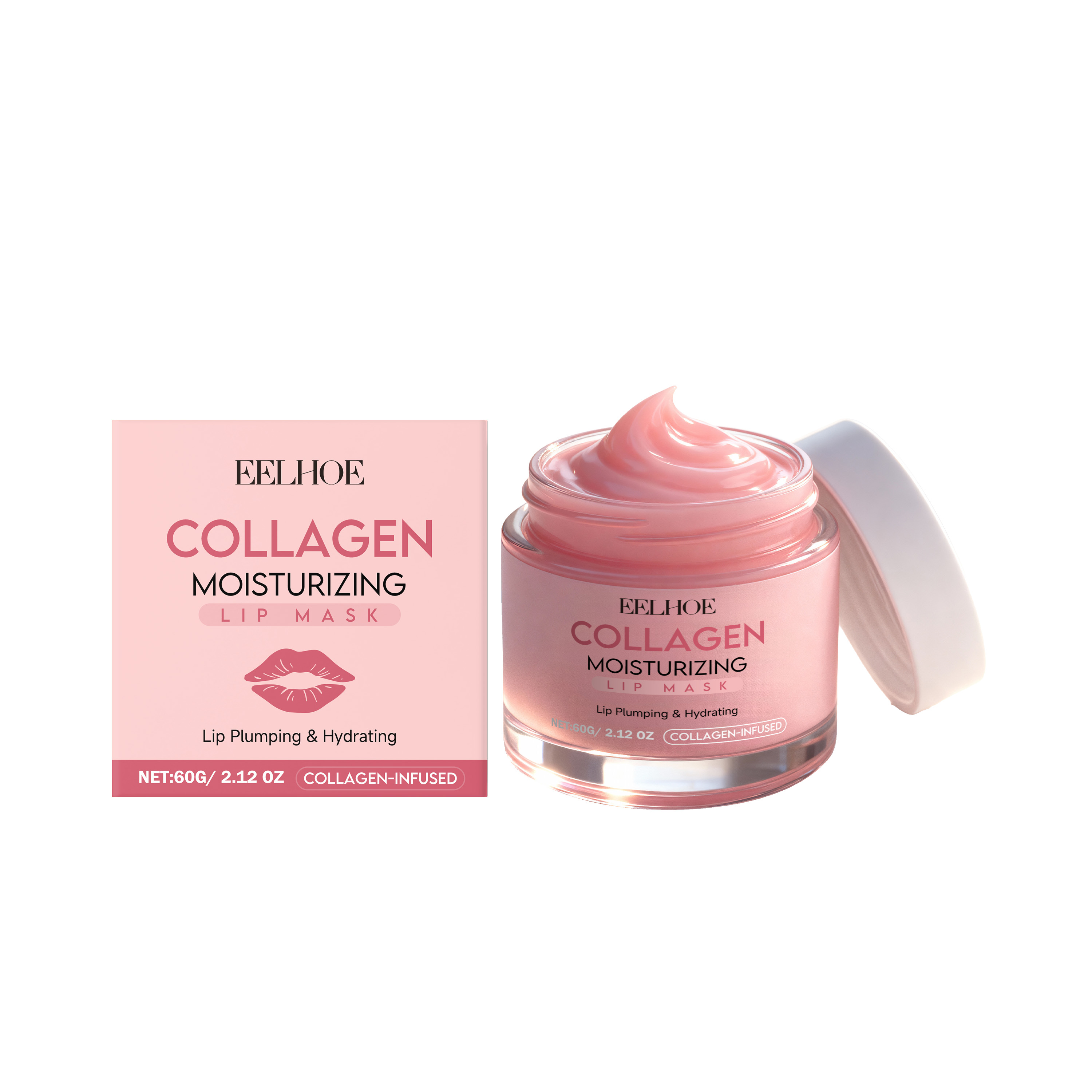 EELHOE Collagen Lip Mask Gently Nourishes The Tender Lip Skin And Gradually Reduces Lip Lines. Daily Moisturizing Care 60G - Shop at LoveMi