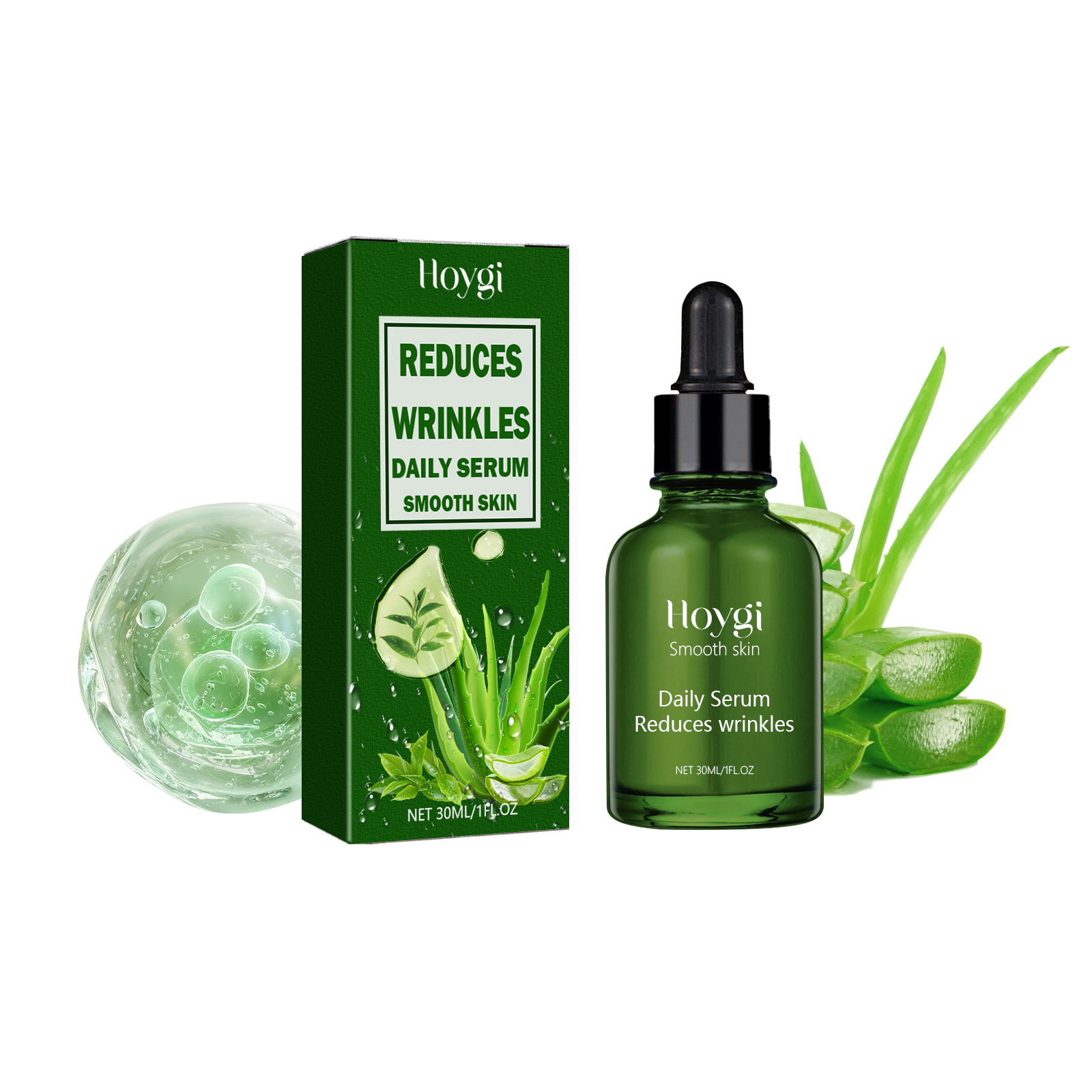Hoygi Daily Serum, Face Firming Skin Anti Wrinkle Anti Aging Delicate Pore Skin Lotion 30Ml - Shop at LoveMi