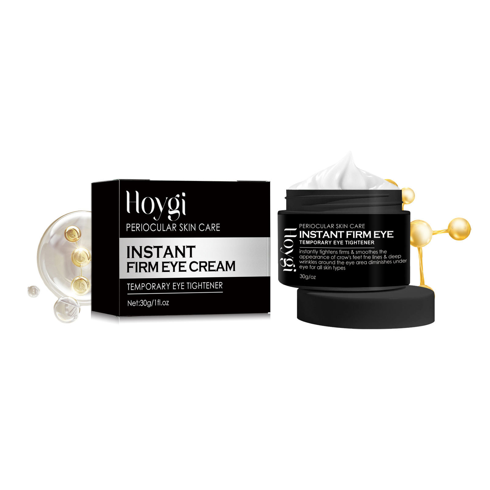 Hoygi Instant Firm Eye Cream, Lightening Fine Lines And Dark Circles Moisturizing Around Eyes Firming Eye Cream 30G - Shop at LoveMi