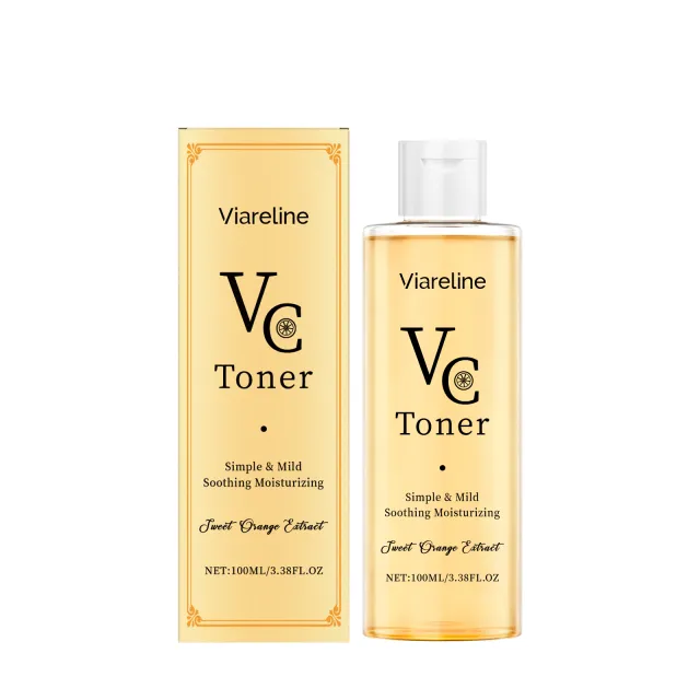 Viareline Vc Moisturizing Toner Hydrates, Moisturizing Refreshing And Easy To Absorb Water Lock Soothing Skin Moisturizing Toner 100Ml - Shop at LoveMi