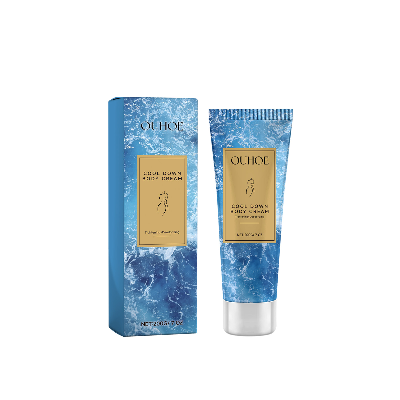 OUHOE Cool Down Body Cream, Improve Dry Hydrating And Moisturizing Deep Moisturizer To Relieve Post Sun Burn Moisturizer 200G - Shop at LoveMi