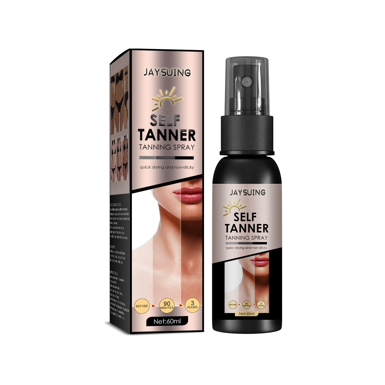 Jaysuing Help Black Spray, Moisturizes Skin Wheat Tan Help Black Skin Tone Spray 60Ml - Shop at LoveMi