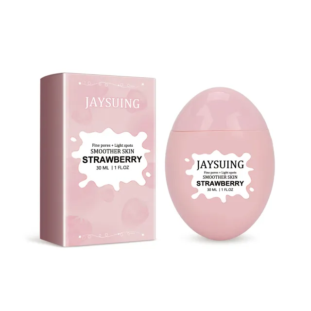 JAYSUING Strawberry Bha Pore Smooth Face Serum, Carry Bright Color Of Skin To Improve Dark Heavy Fine Pores Hydrating Essence 30Ml - Shop at LoveMi
