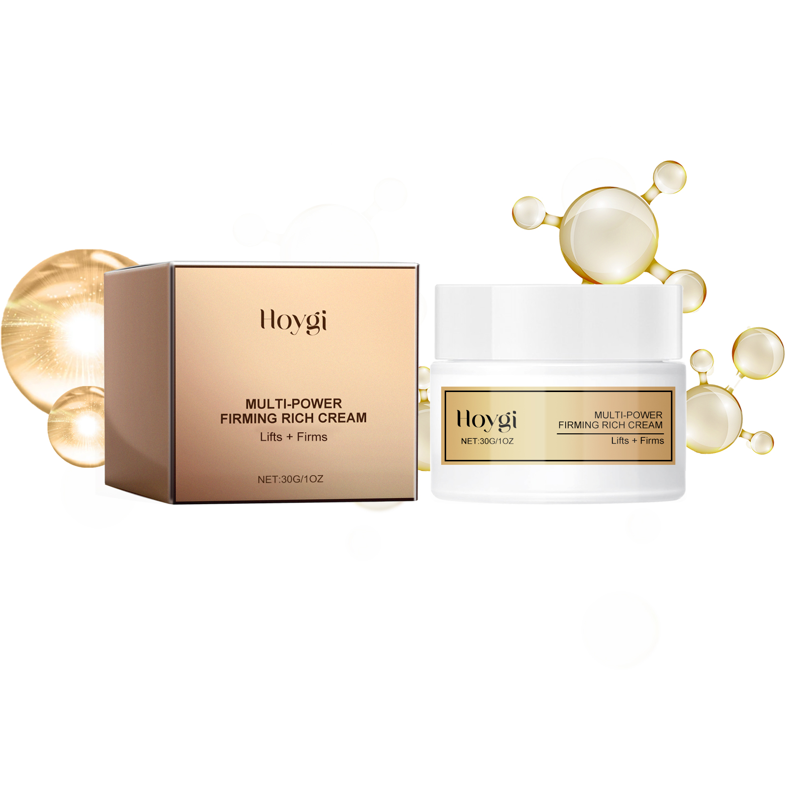 Hoygi Multi Power Firming Rich Cream, Lighten Fine Lines Eye Area Moisturizing Firming Skin Moisturizing Anti Wrinkle Cream 30G - Shop at LoveMi