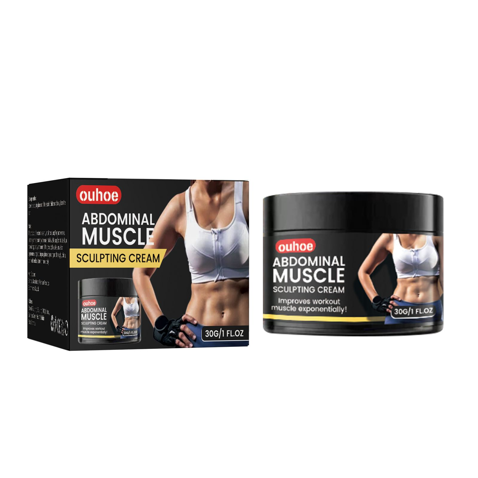 OUHOE Abs Sculpting Cream, Fitness Exercise Vest Line Firming Sculpting Abs Cream 30G - Shop at LoveMi