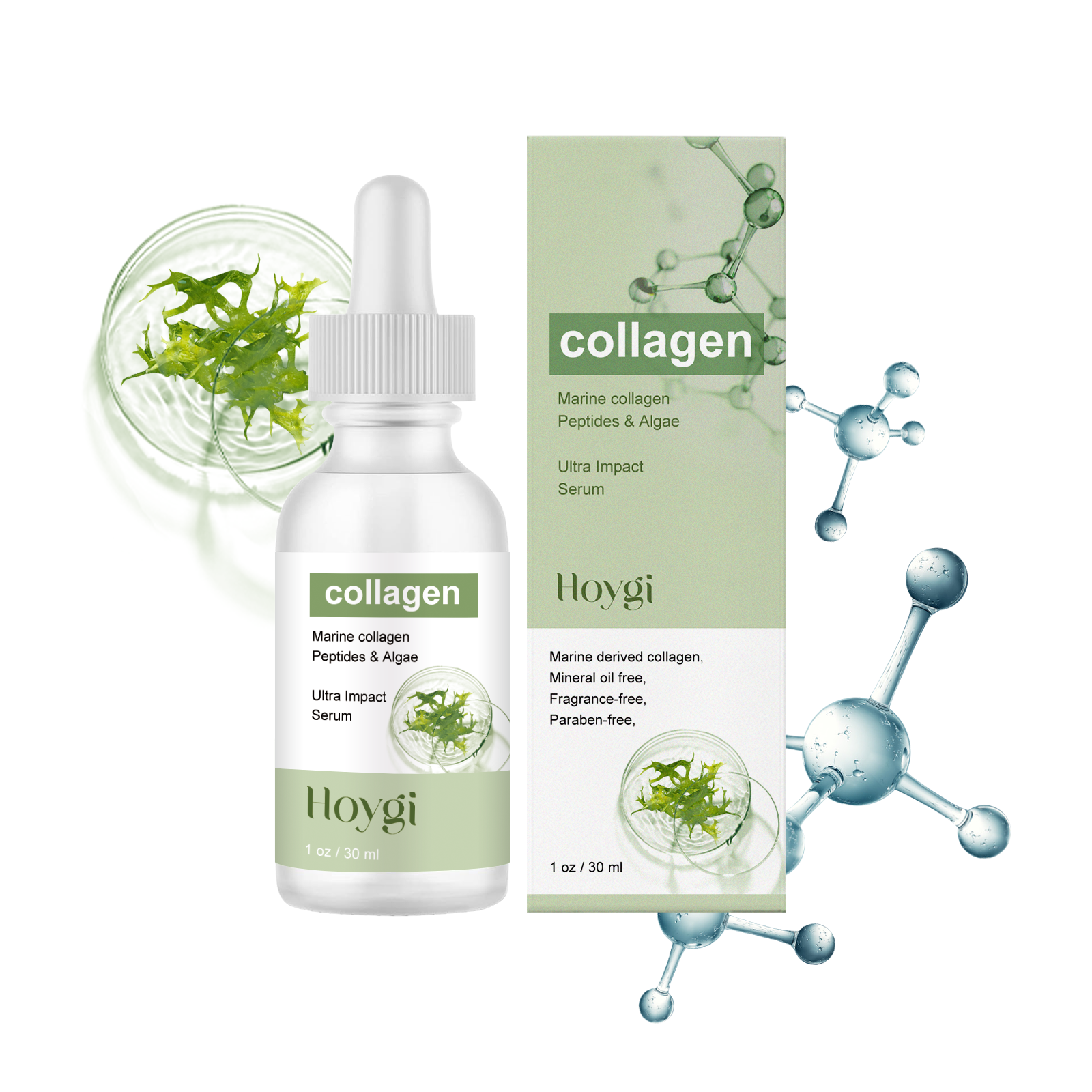 Hoygi Collagen Serum, Lighten Lines Hydrating Firming And Anti wrinkle Serum 30Ml - Shop at LoveMi