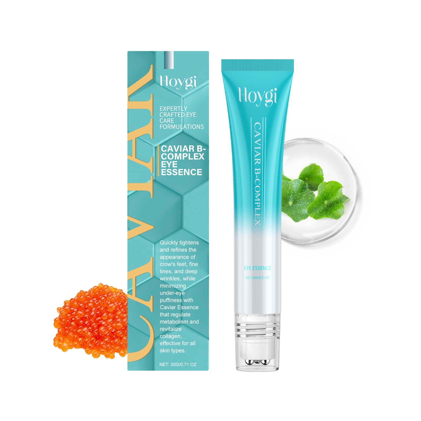 Hoygi Eye Serum Moisturizes And Reduces Fine Lines Around Eyes And Improves Skin Elasticity Around Eyes 20Ml - Shop at LoveMi