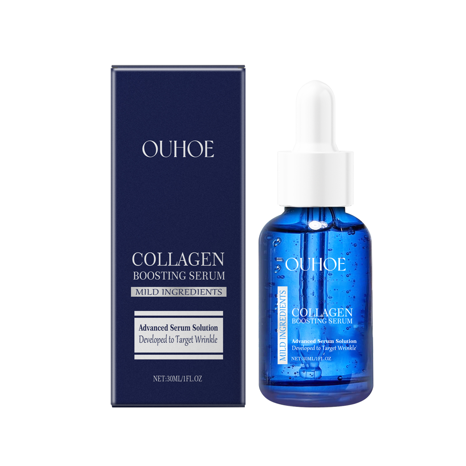 OUHOE Firming Serum, Collagen Firming, Moisturizing, Smoothing Fine Lines, Nourishing And Elastic Essence 30Ml - Shop at LoveMi