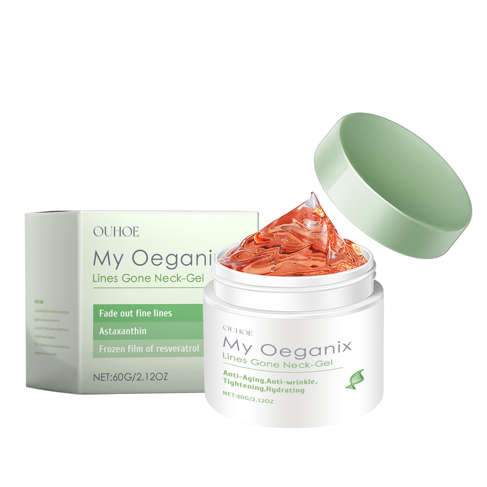 OUHOE Lines Gone Neck Gel, Neck Moisturizer Improves Neck Lines And Moisturizes Skin Hydrating Gel 60G - Shop at LoveMi