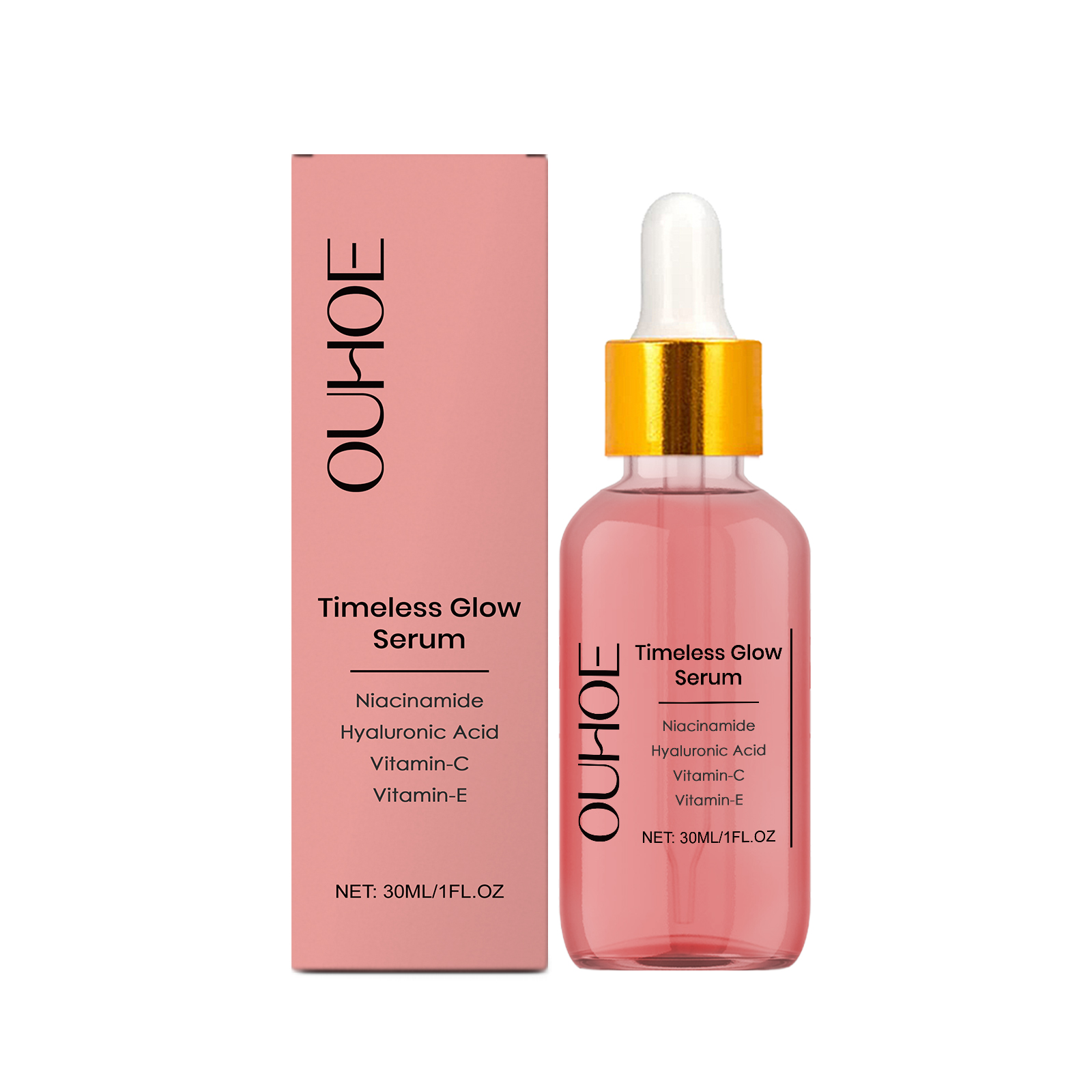 OUHOE Hyaluronic Acid Firming Essence, Hydrating, Firming, Lightening And Smoothing Fine Lines Face Essence 30Ml - Shop at LoveMi