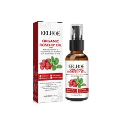 EELHOE Rose Hip Oil Face Serum, Moisturizing, Moisturizing, Smoothing, Wrinkling, Delicate Pore Anti-Aging Serum - 30Ml - View 1