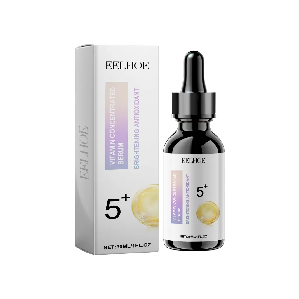 EELHOE Vitamin Concentrated Serum, VC Anti-Oxidating Repair Moisturizing Moisturizing Melanin Brightens The Essence - 30Ml