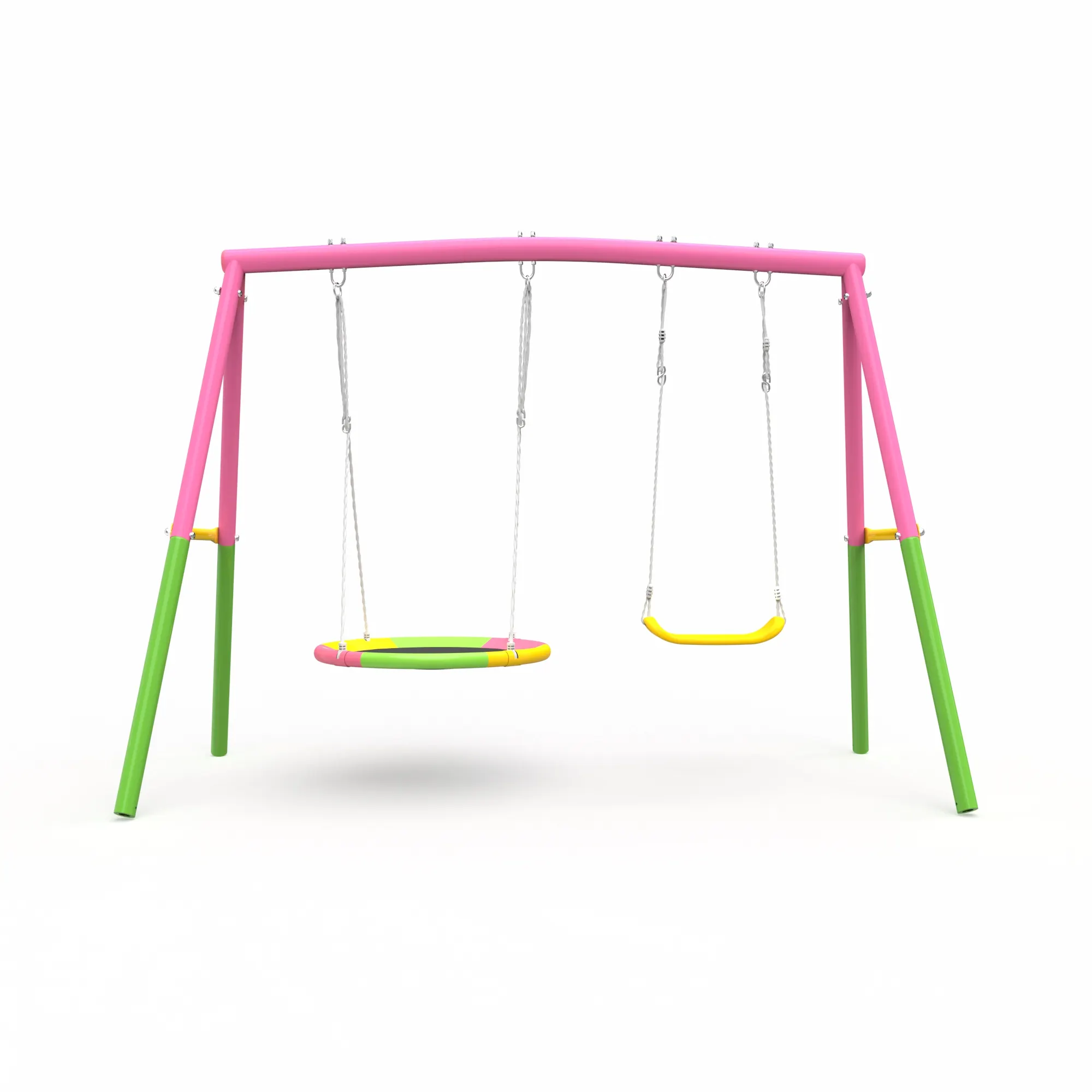 Swing Set For Backyard, 330lbs