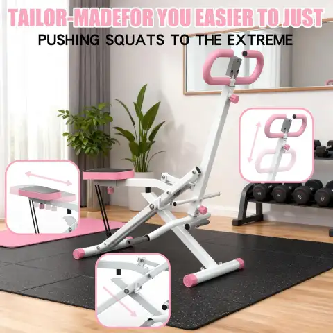 squat machine for home assist trainer for glutes workout foldable with r