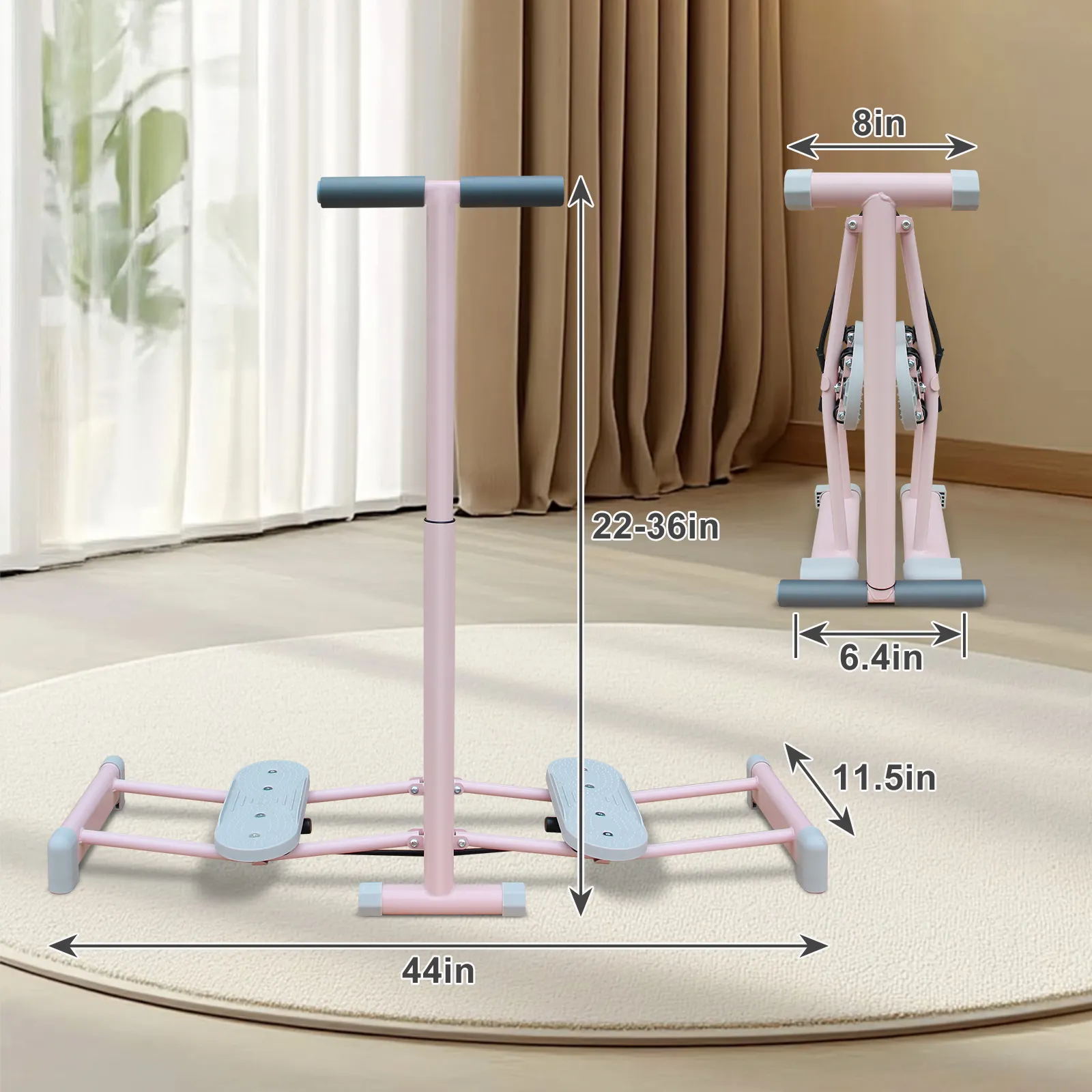 Ski Machine Foldable, Simulated Trainer