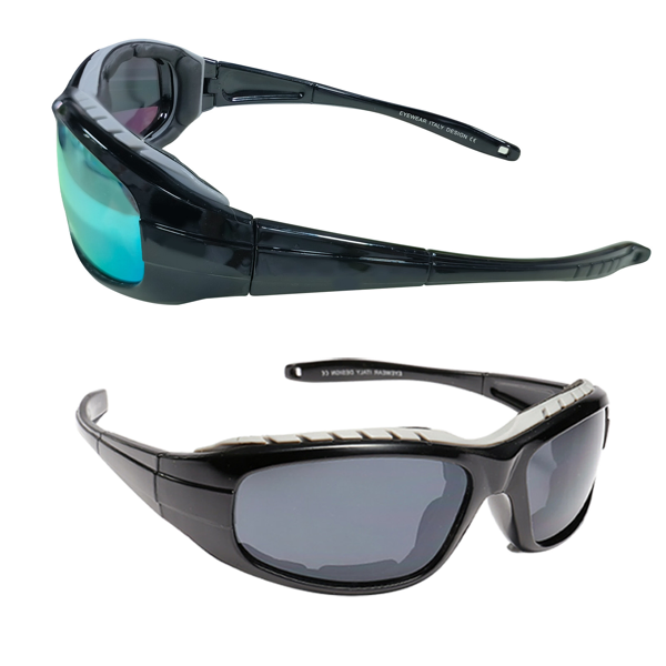 2 Pair Motorcycle Riding Glasses Wind Resistant Sunglasses Outdoor Sport Protection Goggles(TK/TMEU For Self-pickup)