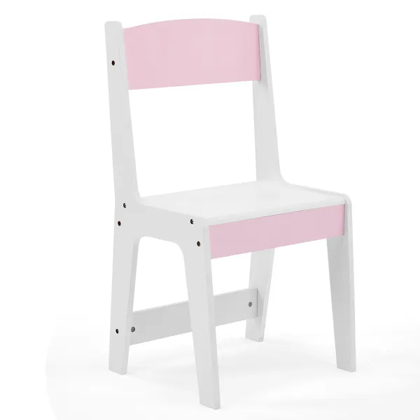 White And Pink Star And Castle Elements; MDF And Particleboard; Spray Paint, Silkscreen Printing, And… image 2