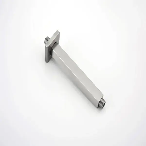 Shower Arm With Flange, 1/2 NPT Tapered Threads, Rain Shower Head Arm, Ceiling Mounted Shower Extension Arm