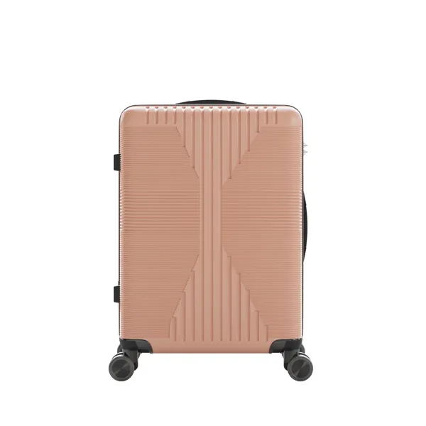 Non-TSA Customs Lock Single 28-inch PP Trolley Case, 28in PP Rose Gold