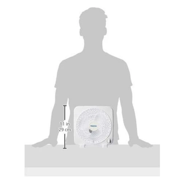 Impress 9-Inch 3-Speed Box Fan
