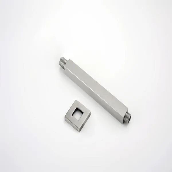 Shower Arm With Flange, 1/2 NPT Tapered Threads, Rain Shower Head Arm, Ceiling Mounted Shower Extension Arm