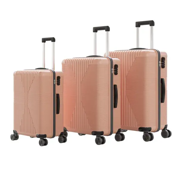 Non-TSA Customs Lock 3-in-1 PP Trolley Case