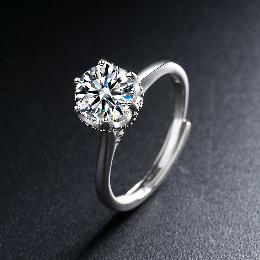 S925 Sterling Silver Diamond Ring
