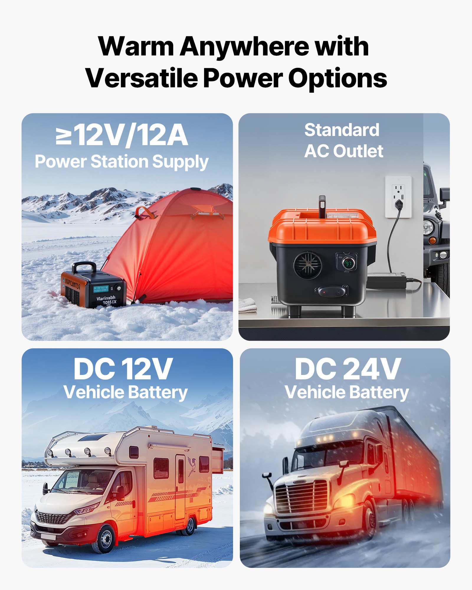 Diesel Heater Portable Diesel Air Heater 8KW DC 12V/24V All — photo 3