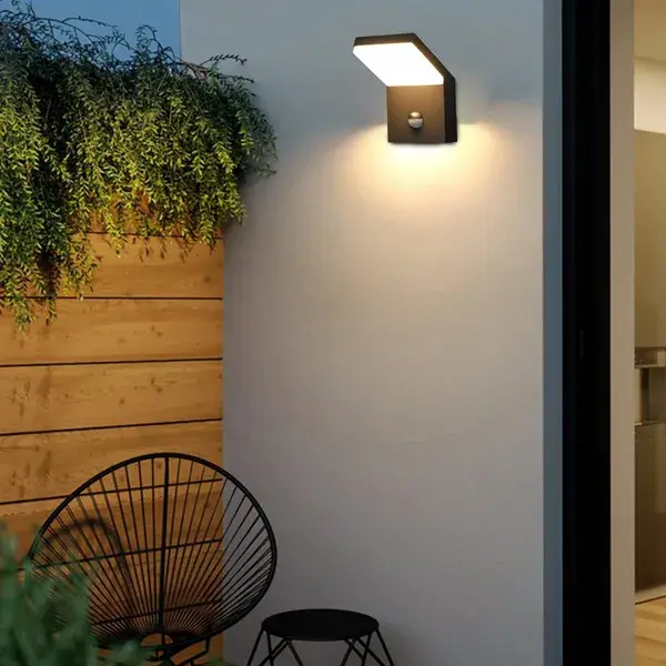 Inowel Wall Light Outdoor LED Wall Mount Lamp Wall Sconce With Motion Sensor Lantern Fixture 19231