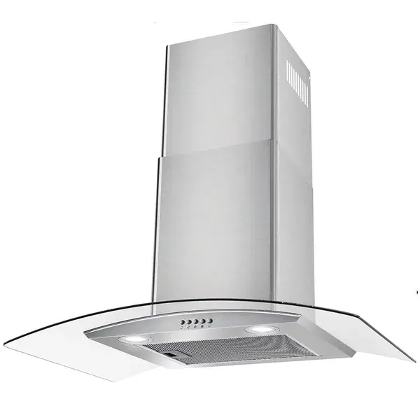 30" Wall Mount Range Hood 450CFM Tempered