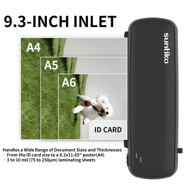 Versatile Laminator Machine,It Has Quick Warm Up, Fast Laminating Documentation And Photos, Increases Their Long Term Color Preservation. Suitable For Family, Office And School A4/A5/A6 Size - Image 3