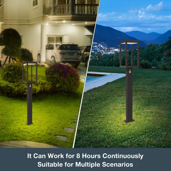 Inowel Solar Outdoor Light Pathway Dusk To Dawn Garden Lighting 22562_voghion.com