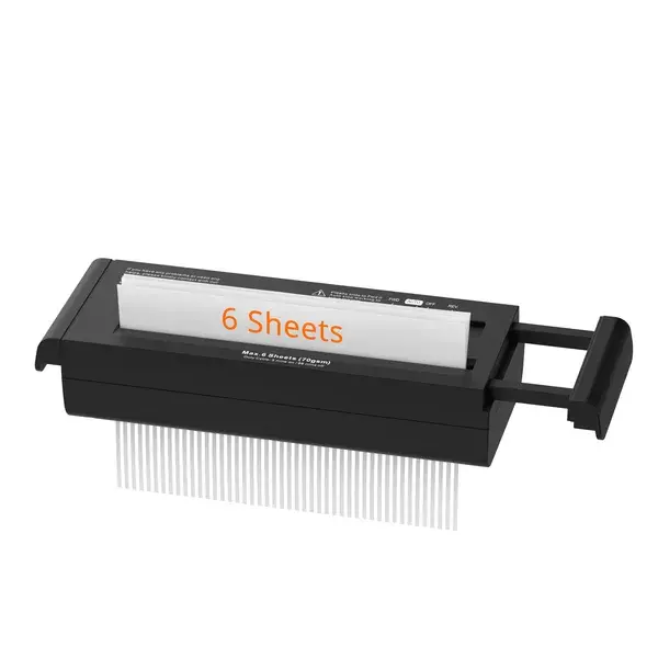Small Paper Shredder For Home, 6 Sheet