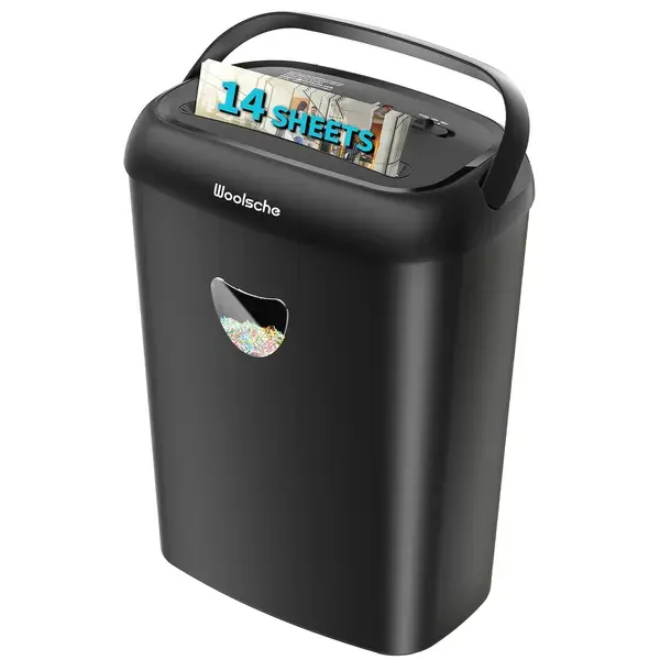 Cross Cut Paper Shredder, High-Performance, 14-Sheet Capacity