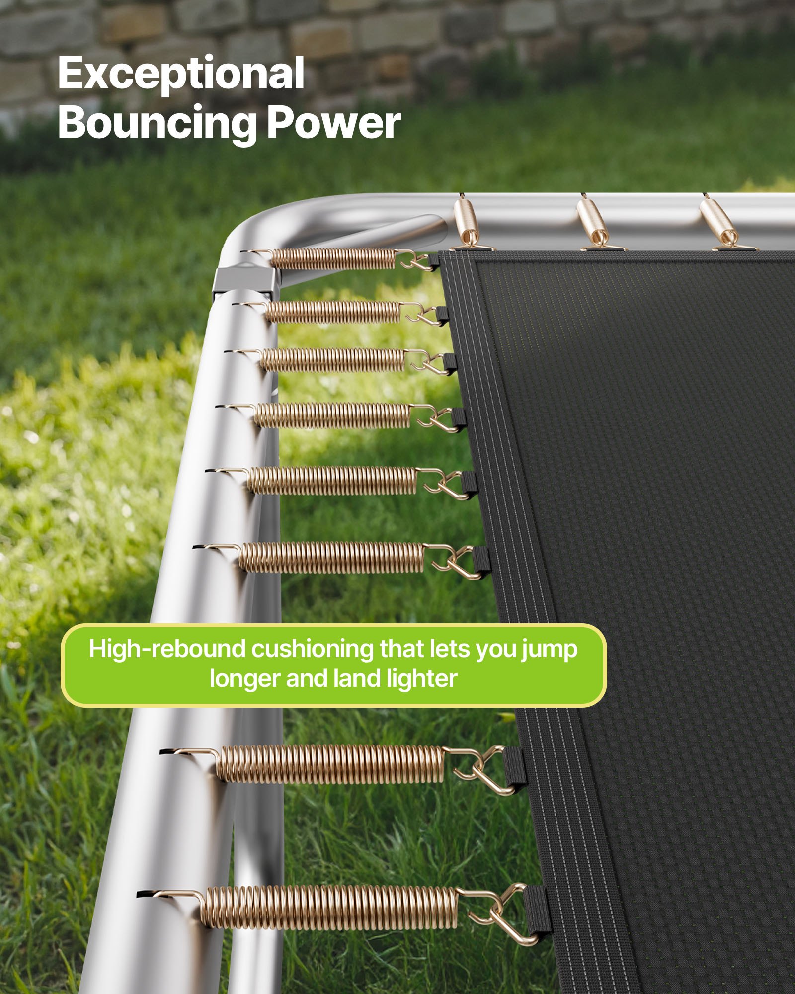 Outdoor Trampoline — 8 X 14FT Rectangle Trampoline — photo 5