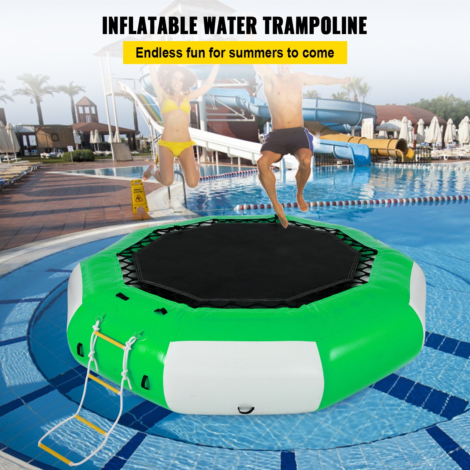 Inflatable Water Trampoline β 10ft Recreational Water Bouncer β photo 4